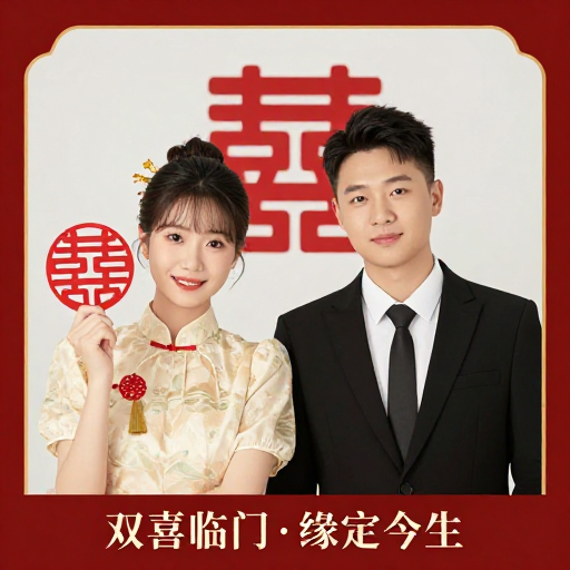 双喜临门·缘定今生:中式浪漫婚礼祝福