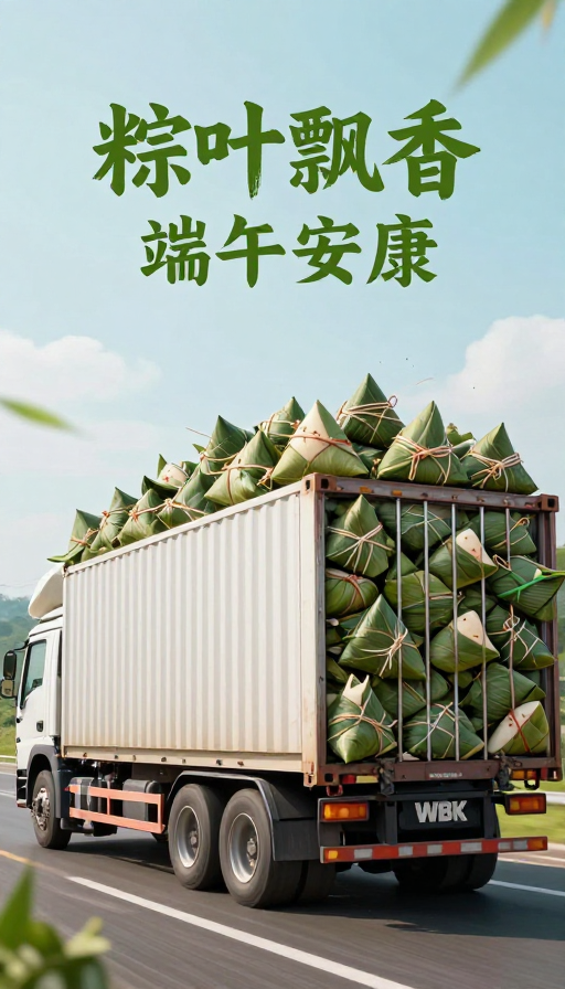 端午安康粽满溢速运WBK卡车