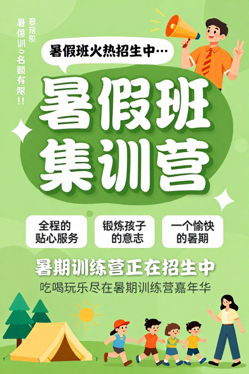 绿调清新风·暑假集训营火热招新