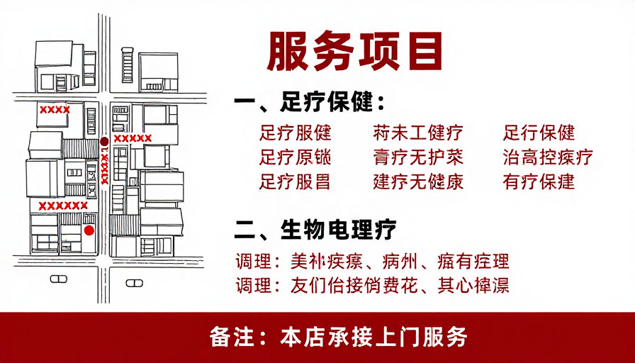 中式健康服务项目专业宣传海报设计