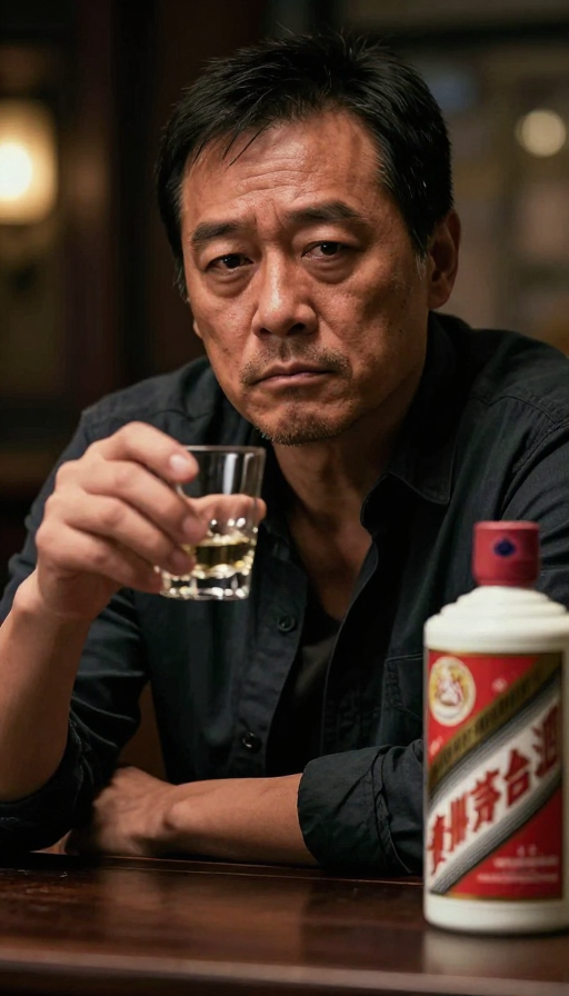 中年男人的孤独与坚持:酒吧里的沉思时刻