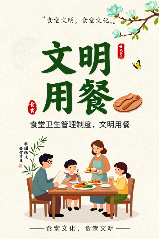 书香润食堂 水墨绘文明