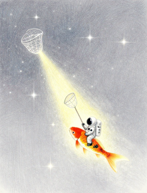 宇航骑锦鲤捞星辰,丁达尔光晕治愈宇宙漫游