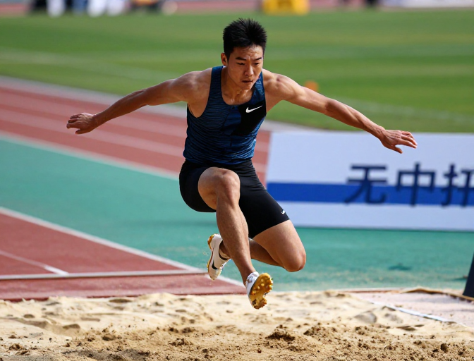 飞跃瞬间：专业运动员体育竞技高清大片