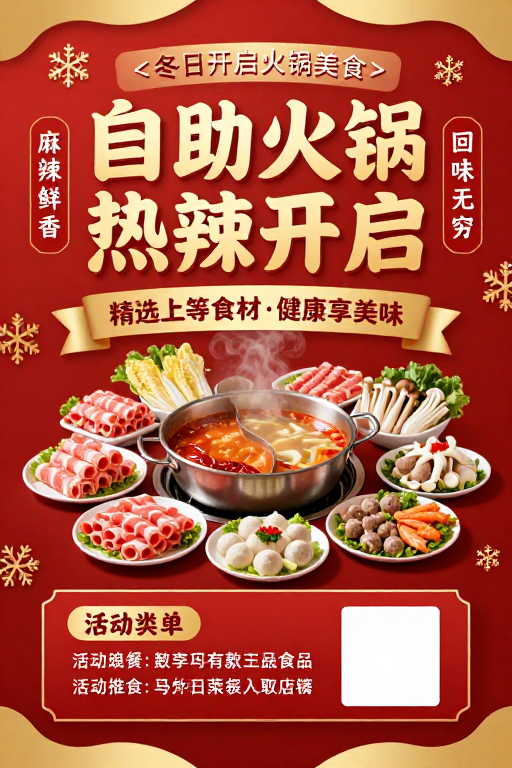 冬日自助火锅盛宴 热辣开启