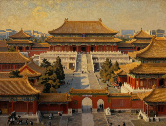 奢华古建群：伦勃朗光影下的中国古典之韵