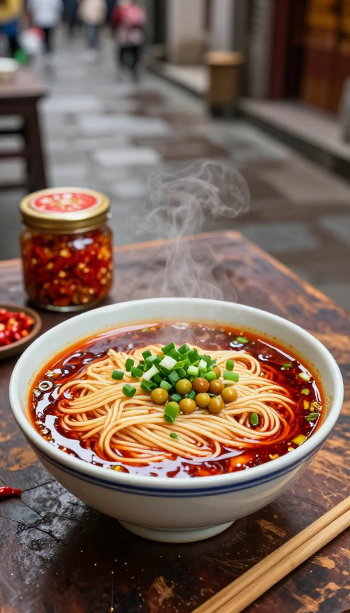 重庆小面特写:热气腾腾的市井美味