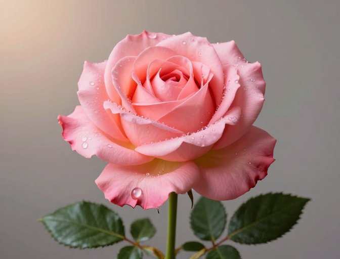 粉红玫瑰盛放时刻：高清光影广告级摄影