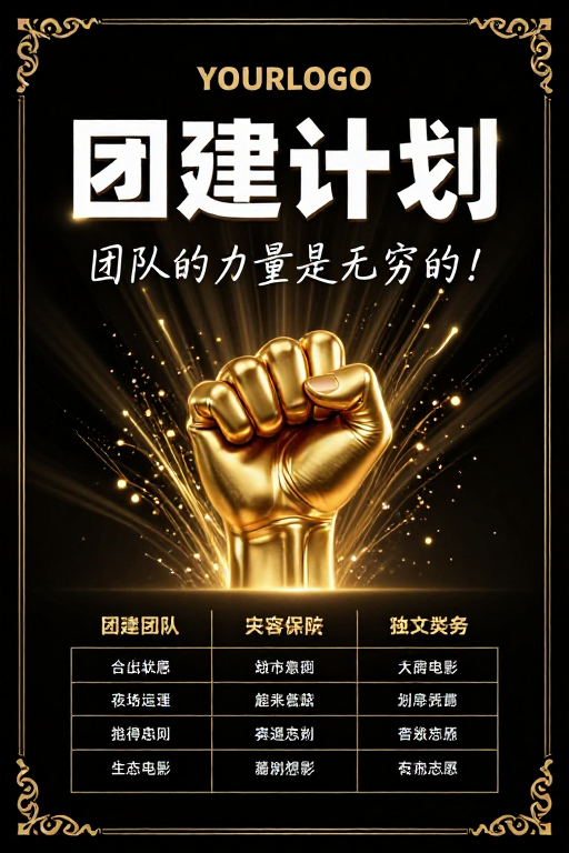 黑金奢华团建计划：展现团队力量与荣耀
