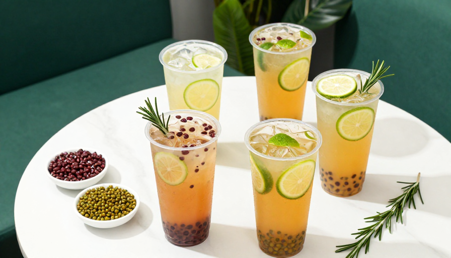 清新夏日冰饮摄影 高清细节展现饮品魅力