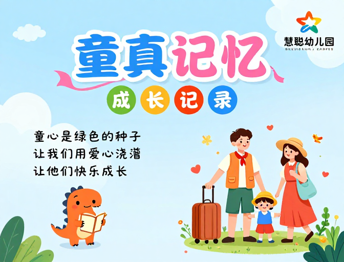 童真记忆:清新童趣的儿童成长记录册封面设计