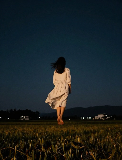 南方田园梦幻夜景:温暖飞翔的梦境之旅