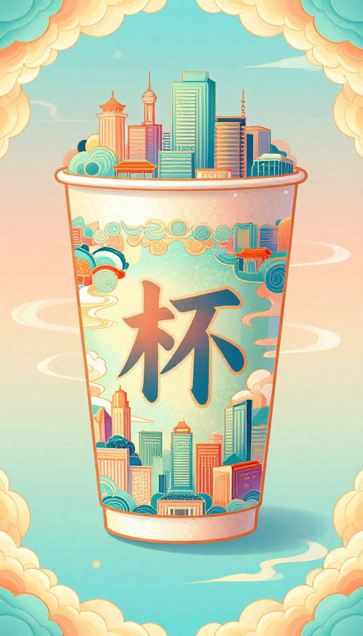 国潮流杯：城市缩影艺术字设计