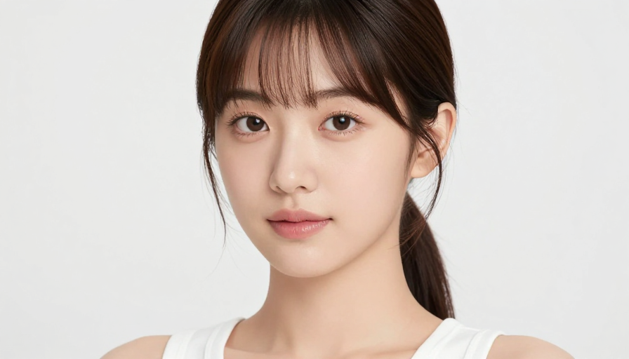 亚洲女性柔光肖像：美妆护肤广告视觉