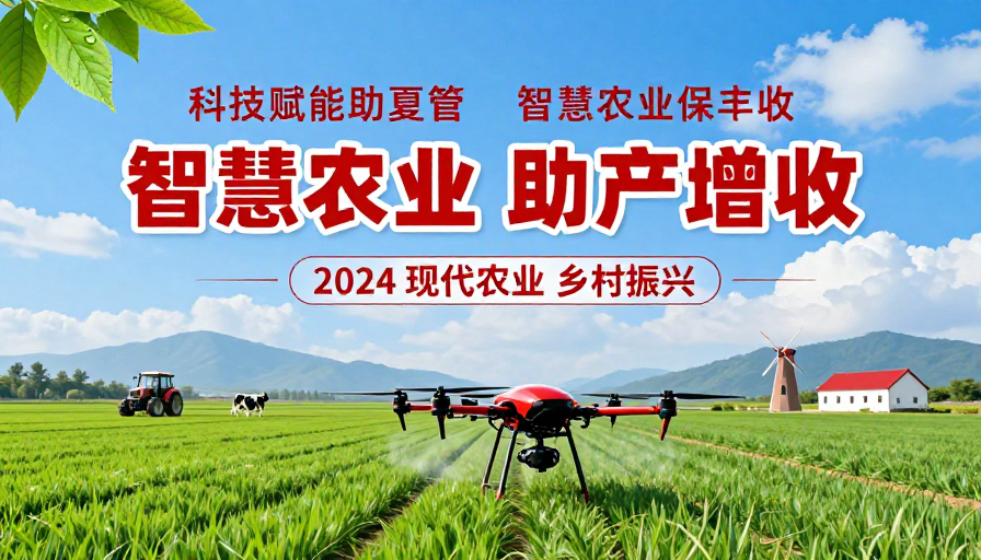 智慧农业助力丰收:科技与自然共绘乡村新景