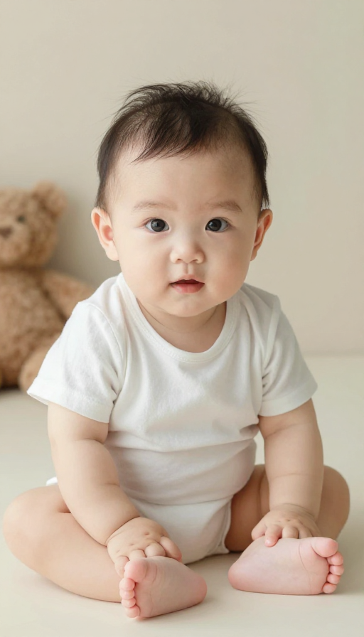温馨可爱的小孩插画头像设计