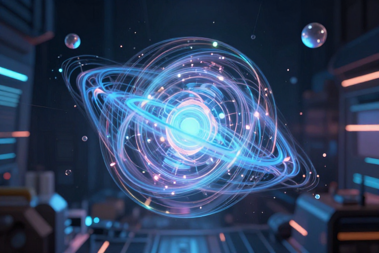 虚拟世界：未来科技与数字空间的视觉奇观