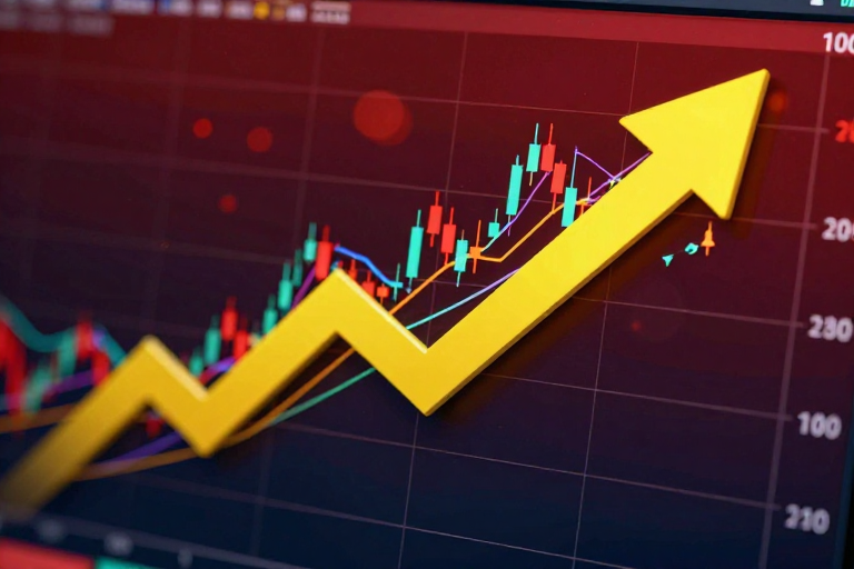 金融数据动态趋势展示:高清商业级视觉呈现
