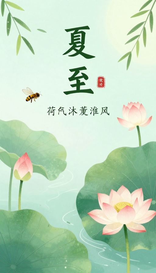 夏至荷塘：榴花蝉鸣，新茶迎薰风