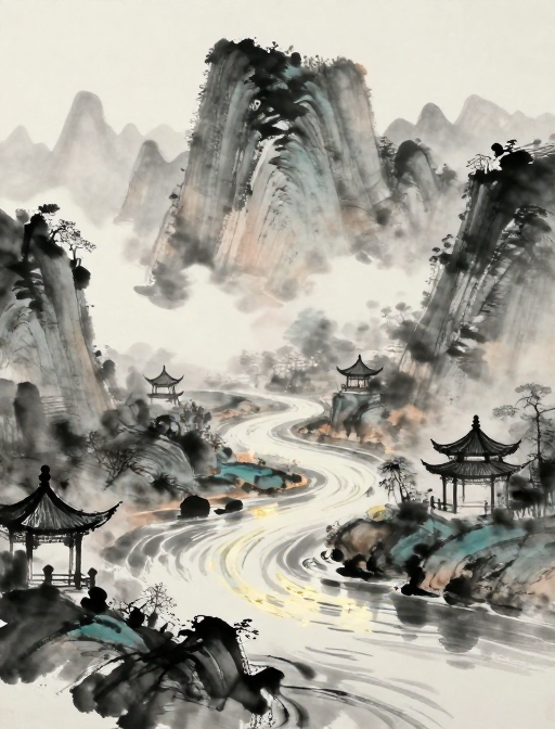 水墨山水·梦幻古韵