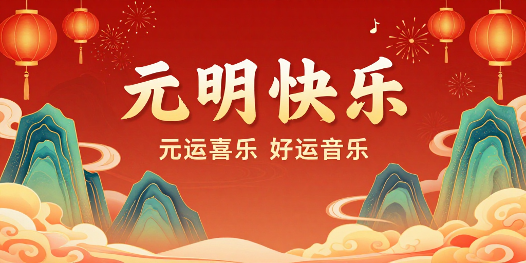 国潮新年·红韵祥瑞:传统与现代融合的节庆插画