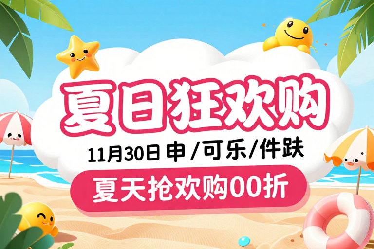 夏日狂欢购：清凉优惠，欢乐不停歇！