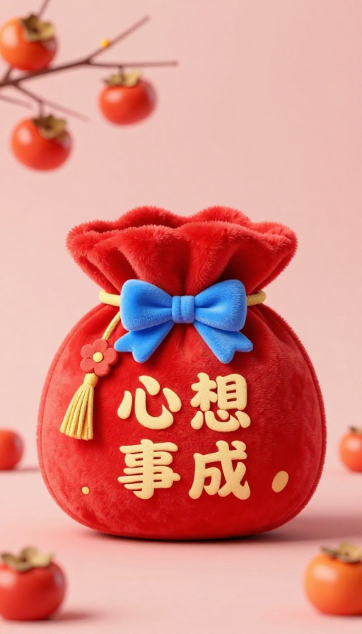 毛绒福袋送美满祝福，万事如意愿成真