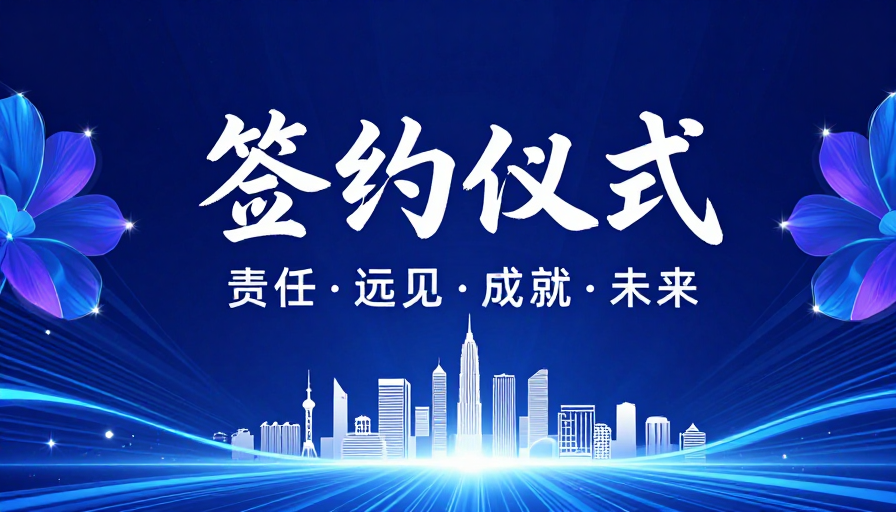 科技签约仪式:责任远见成就未来