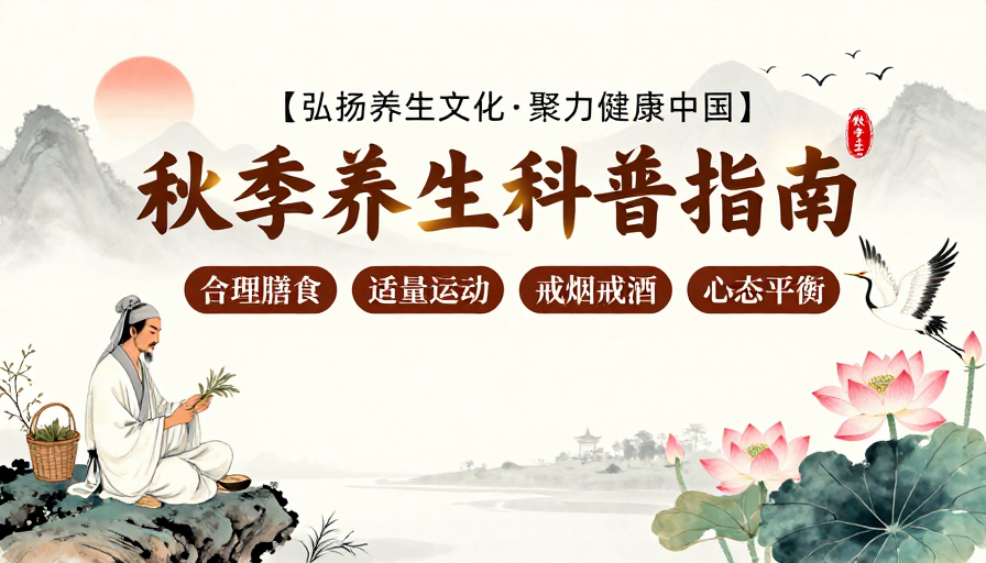 水墨秋色养生指南：古韵传承健康理念