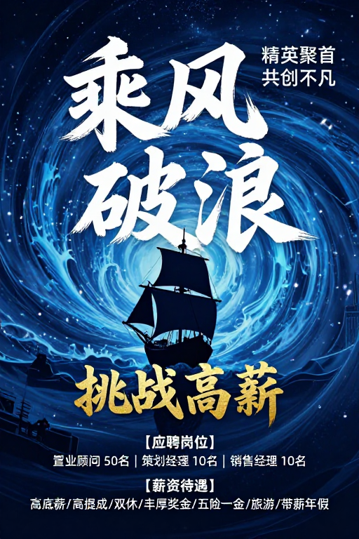 深蓝宇宙海浪·精英人才招募