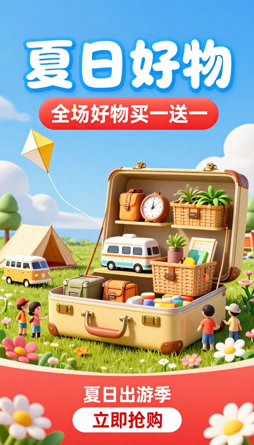 夏日露营好物推荐，买一送一狂欢季