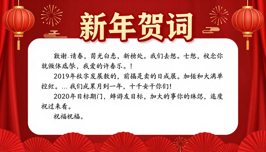 喜迎新春 校园荣耀：金色立体艺术字海报