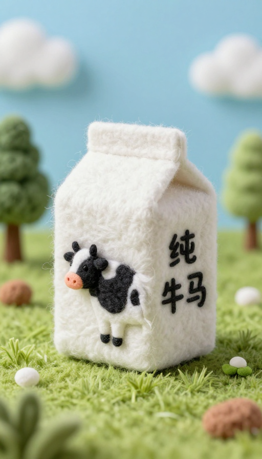 纯牛马羊毛盒微距摄影·现代艺术感
