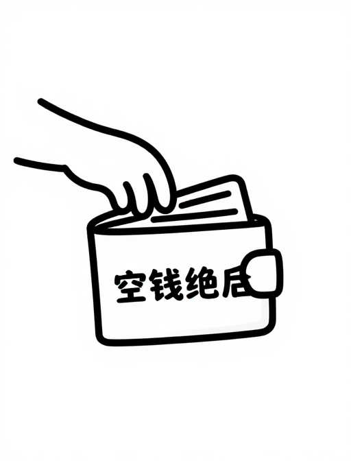 黑白极简风：掏空钱包的警示