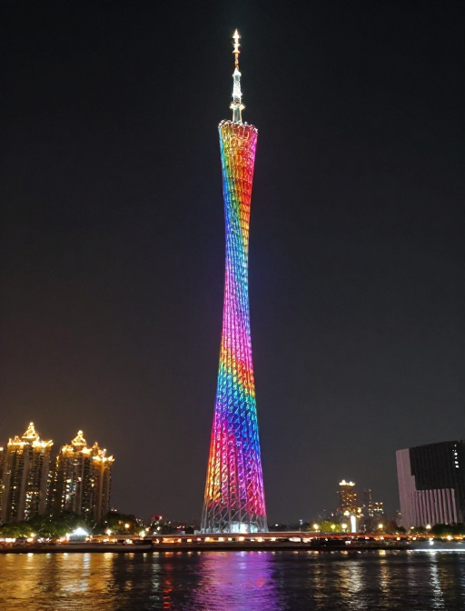 广州城市风光:珠江夜景与历史建筑的摄影魅力