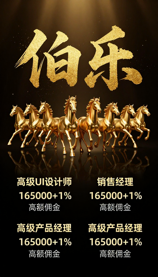 伯乐招才：高端职位奢华招聘视觉盛宴
