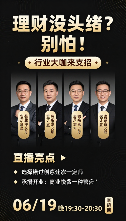 高端金融理财直播:大咖支招