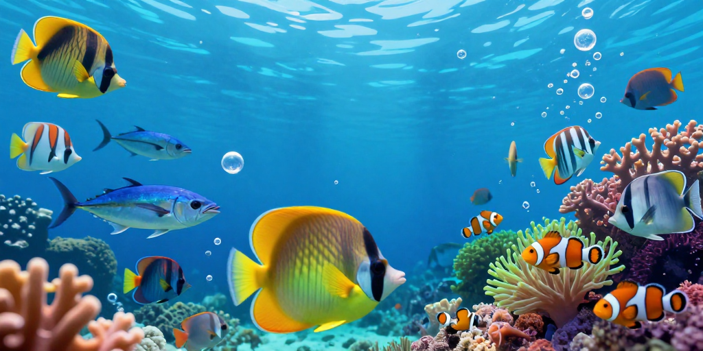 梦幻深海:绚丽珊瑚礁生态全景