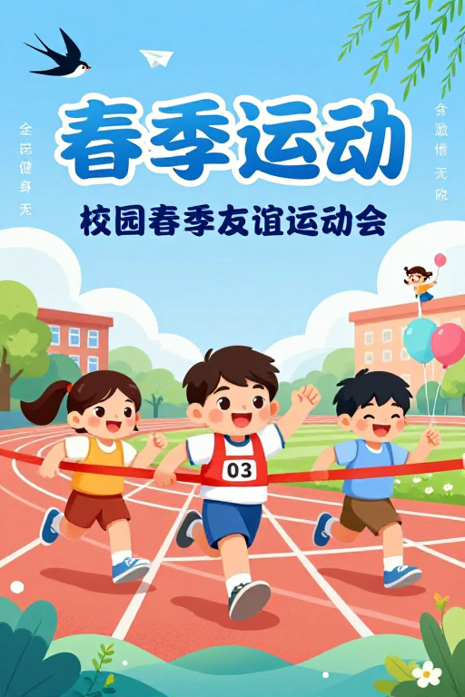 春日运动会:青春活力的校园狂欢