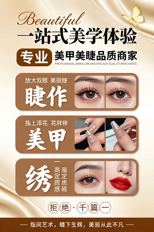 奢华美学：一站式美甲美睫专业服务