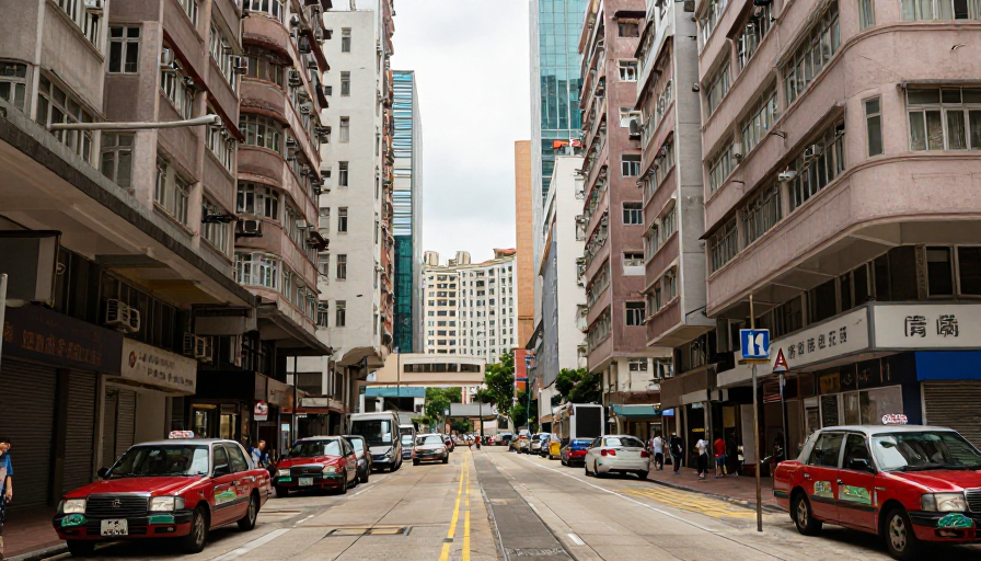 香港街景：现代与历史交融的都市风情
