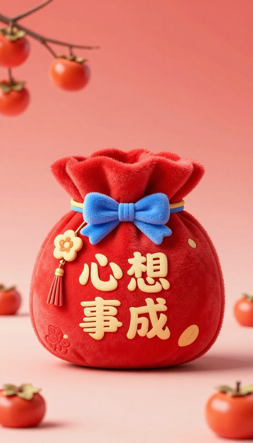 毛茸福袋送祝福，万事如意心欢喜