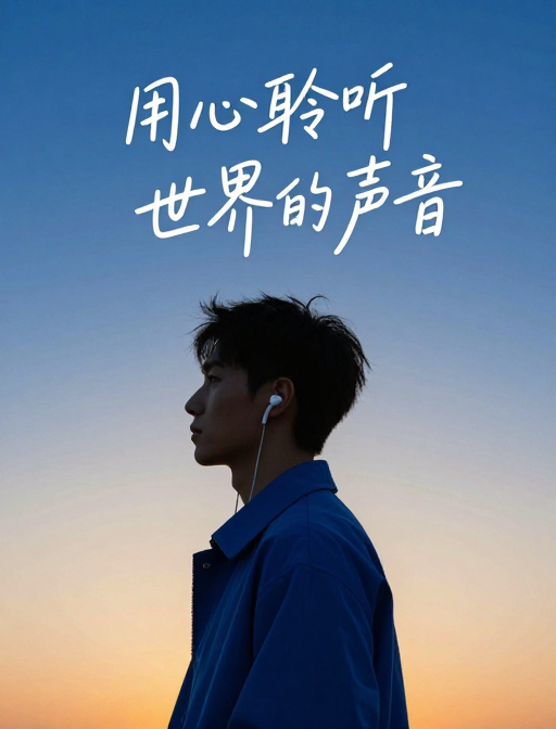 极简科技广告:蓝调耳畔听见世界