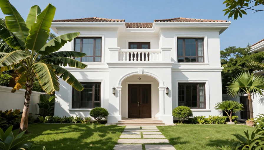 地中海风情双层别墅：阳光下的精致家园