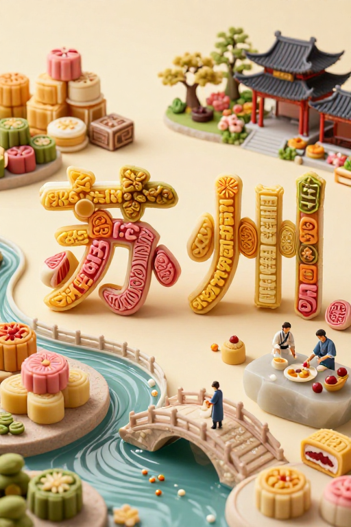 甜蜜苏州·等距微缩糕点世界
