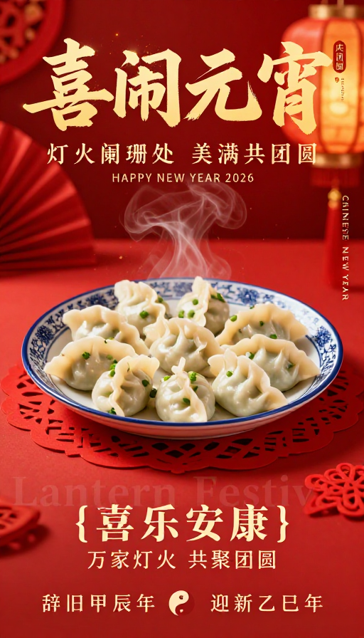 喜闹元宵：传统佳节团圆盛宴海报