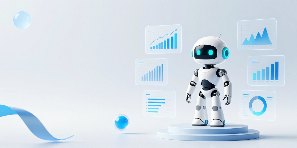 科技感极简主义商务数据视觉蓝图