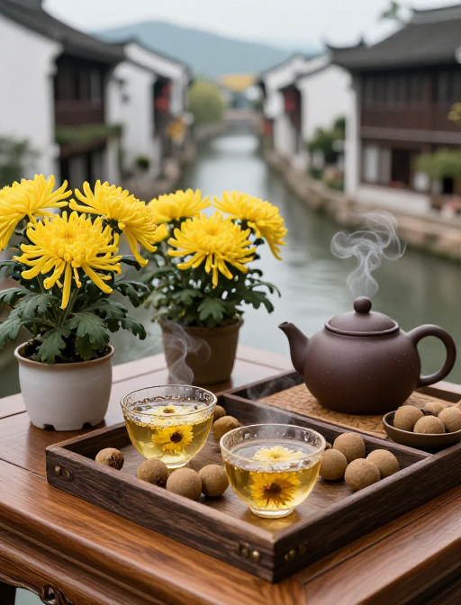 江南古韵·桂花茶韵:高质感治愈静物摄影