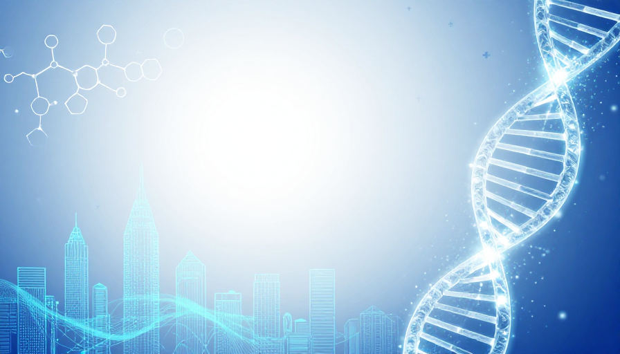 科技蓝·未来数据网络融合视觉