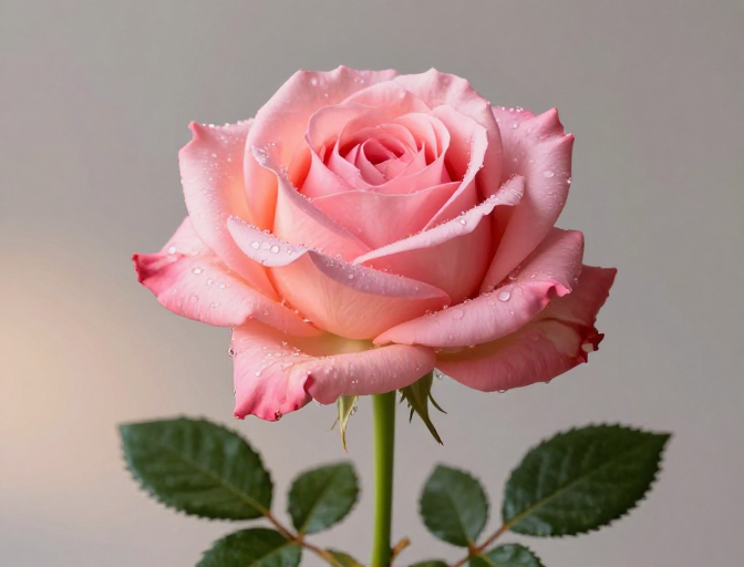 粉橙玫瑰盛放：自然光影下的商业级摄影